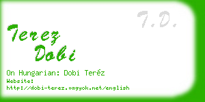 terez dobi business card